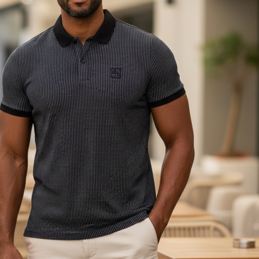 Karl Lagerfeld Paris Polo Shirt | Designer Casual Wear | Size: XL | New